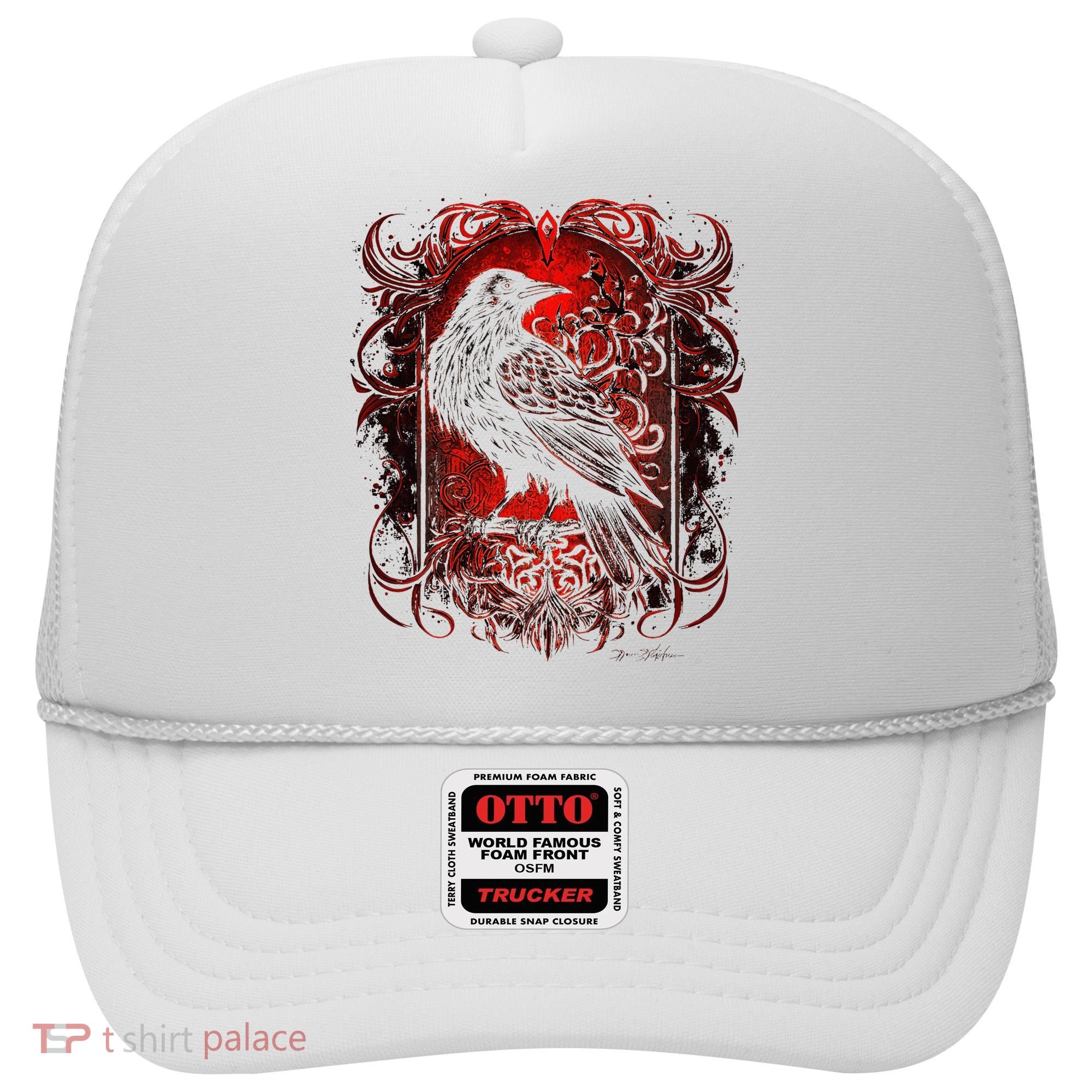 Odins Raven Northman Valhalla Norse Mythology Hat