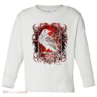 Odins Raven Northman Valhalla Norse Mythology Toddler Long Sleeve Shirt thumb 0
