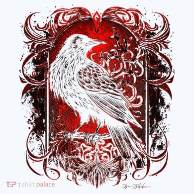 Odins Raven Northman Valhalla Norse Mythology Cropped Pullover Crew