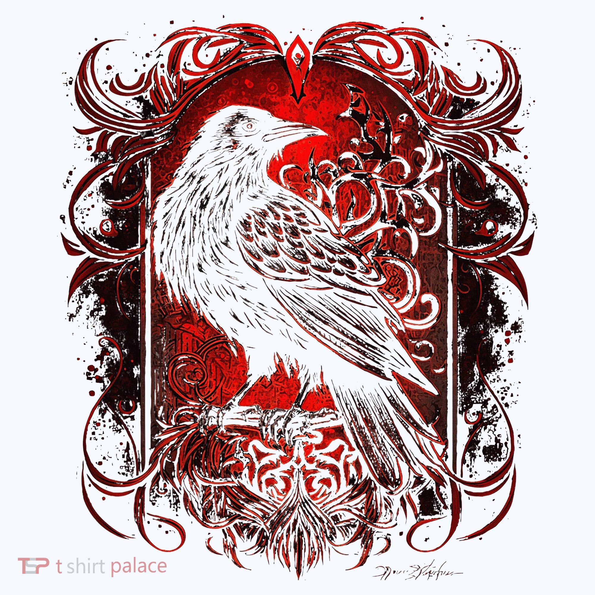 Odins Raven Northman Valhalla Norse Mythology Cropped Pullover Crew