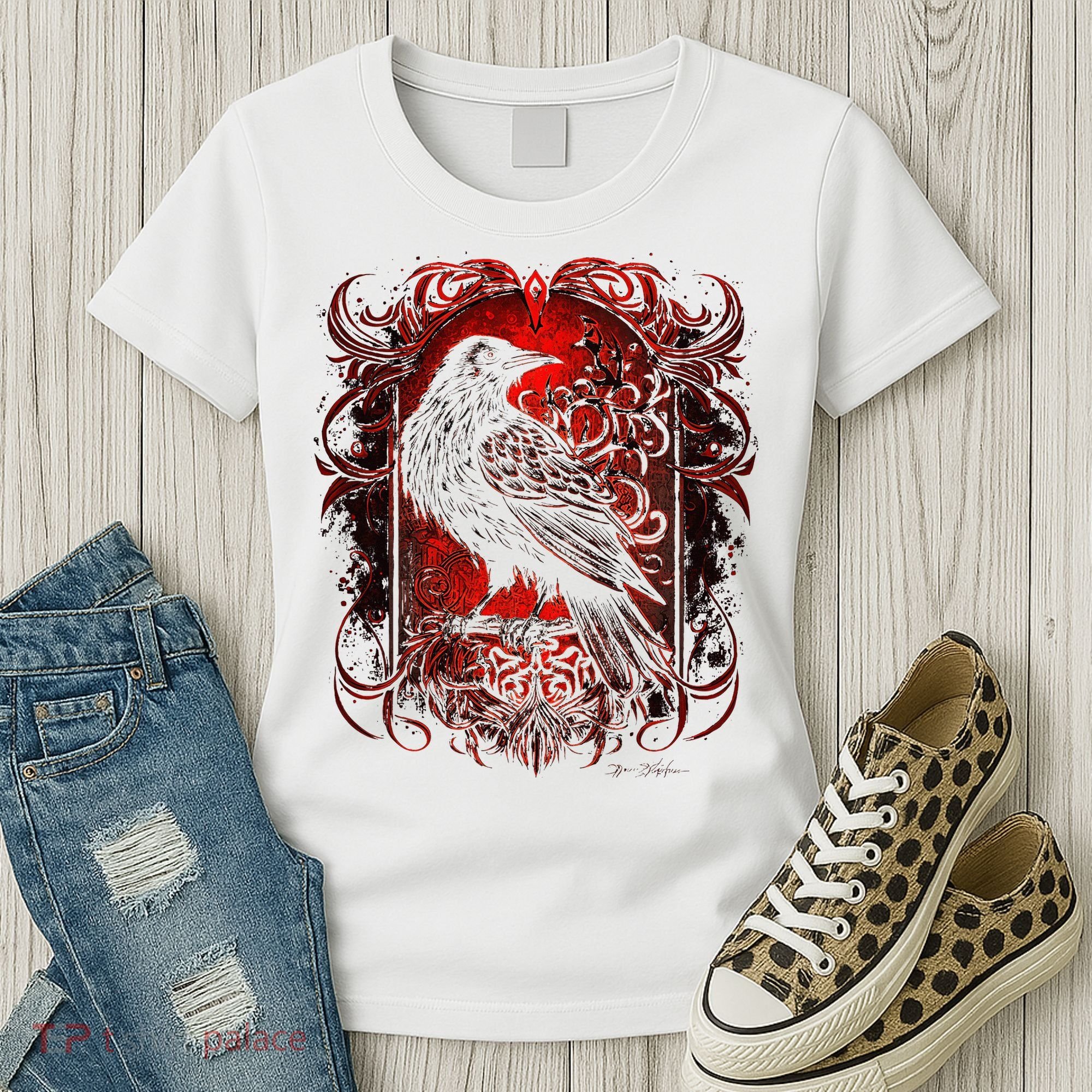 Odins Raven Northman Valhalla Norse Mythology Women's T-Shirt