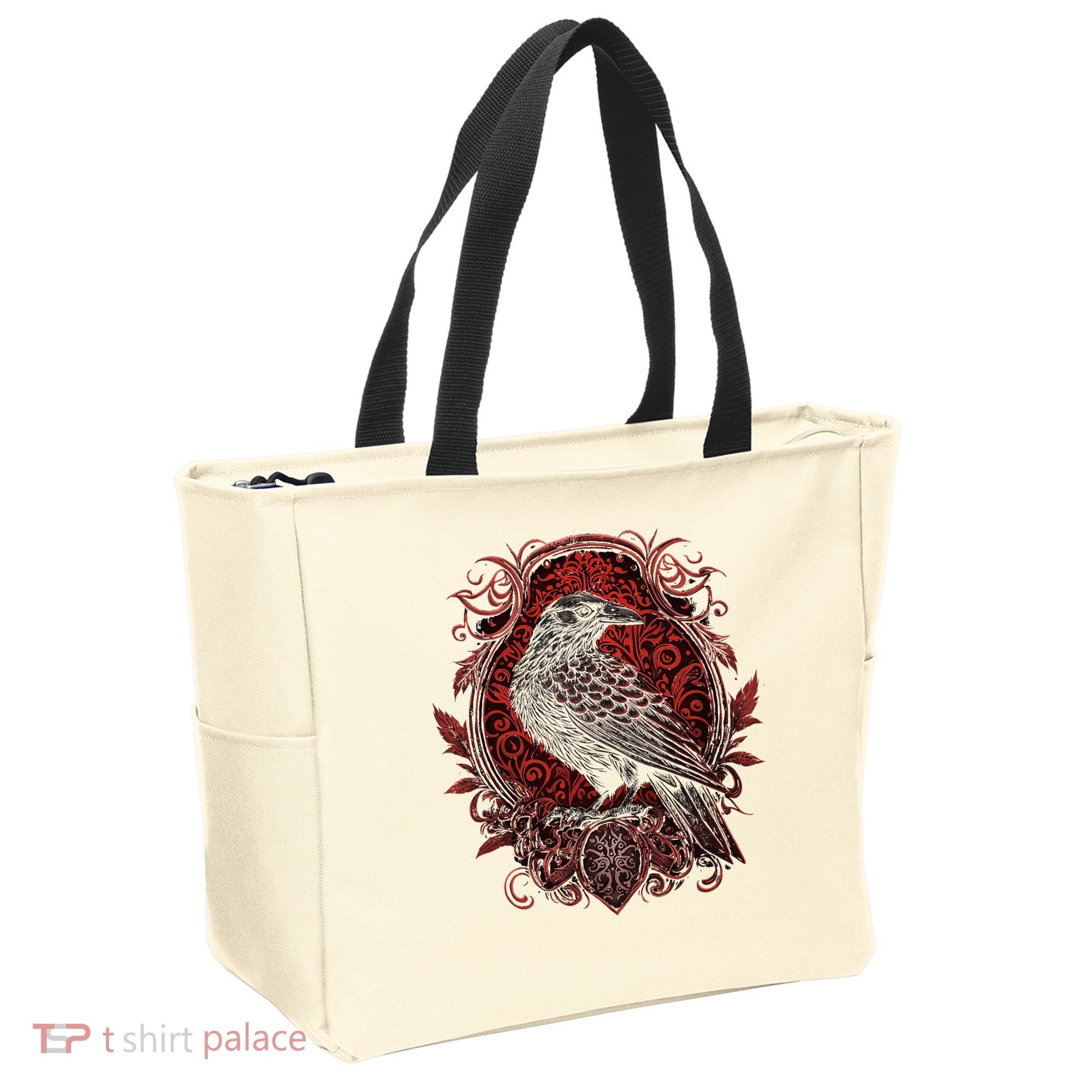Odins Raven Northman Valhalla Norse Mythology Tote Bag