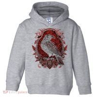 Odins Raven Northman Valhalla Norse Mythology Toddler Hoodie thumb 0