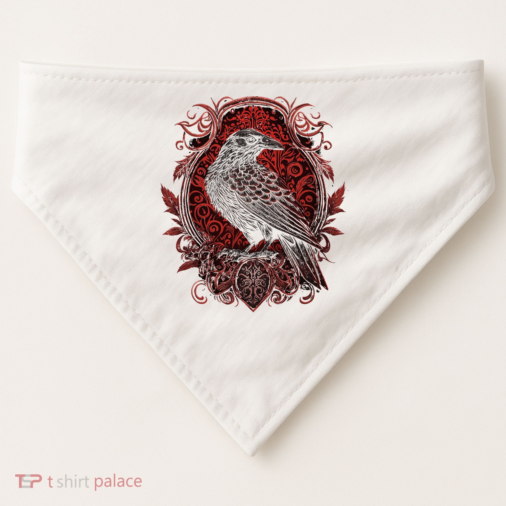 Odins Raven Northman Valhalla Norse Mythology USA-Made Doggie Bandana