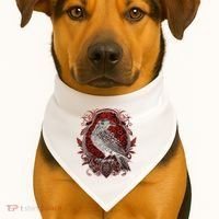 Odins Raven Northman Valhalla Norse Mythology USA-Made Doggie Bandana thumb 1