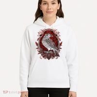 Odins Raven Northman Valhalla Norse Mythology Hoodie thumb 5