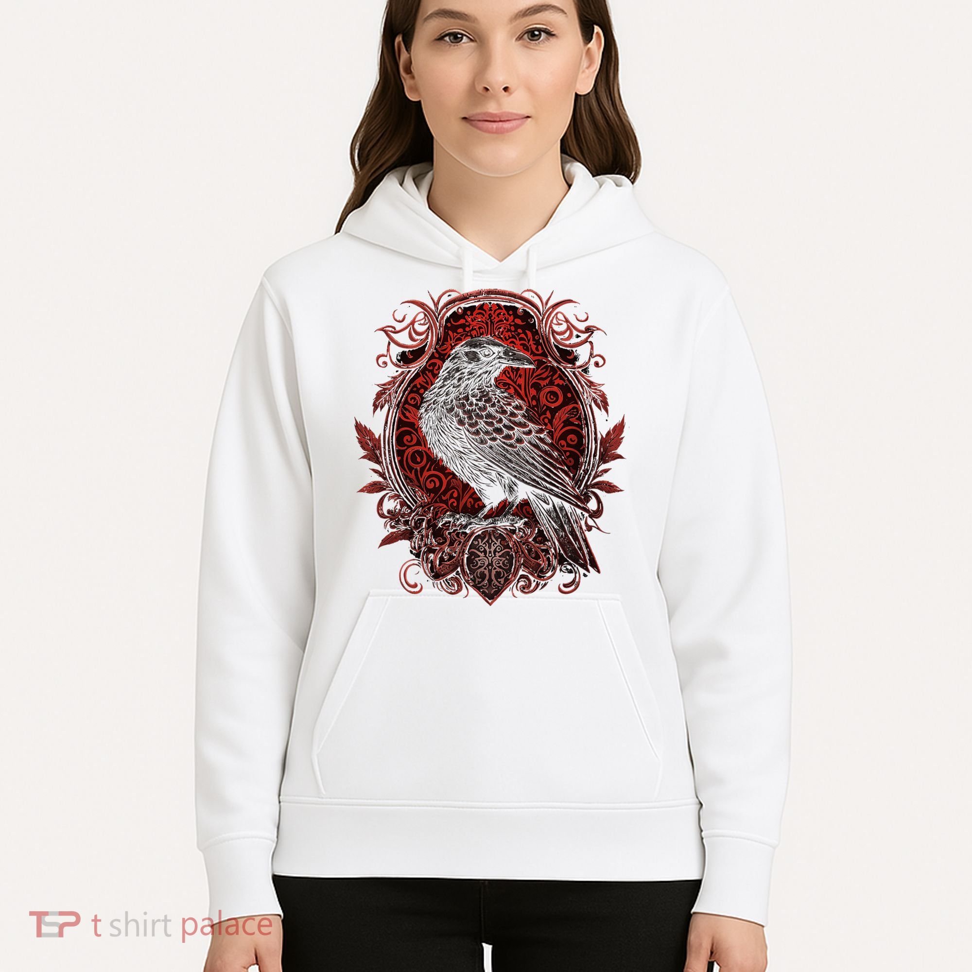 Odins Raven Northman Valhalla Norse Mythology Hoodie