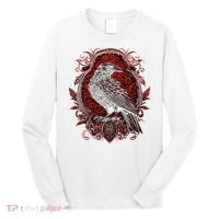 Odins Raven Northman Valhalla Norse Mythology Long Sleeve Shirt thumb 0