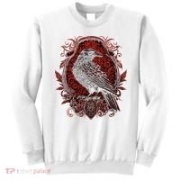 Odins Raven Northman Valhalla Norse Mythology Sweatshirt thumb 0