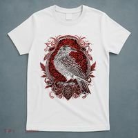 Odins Raven Northman Valhalla Norse Mythology T-Shirt thumb 5