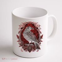 Odins Raven Northman Valhalla Norse Mythology Coffee Mug thumb 1
