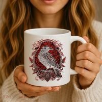 Odins Raven Northman Valhalla Norse Mythology Coffee Mug thumb 3