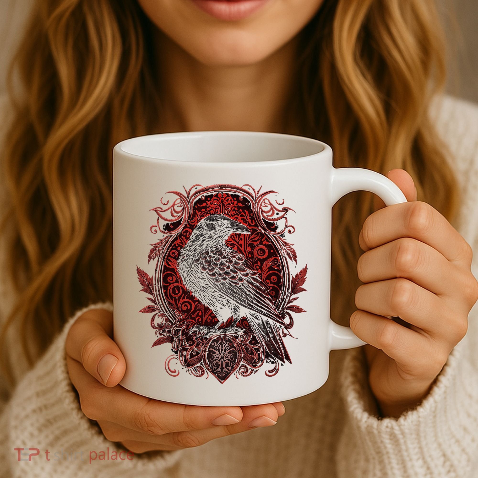 Odins Raven Northman Valhalla Norse Mythology Coffee Mug