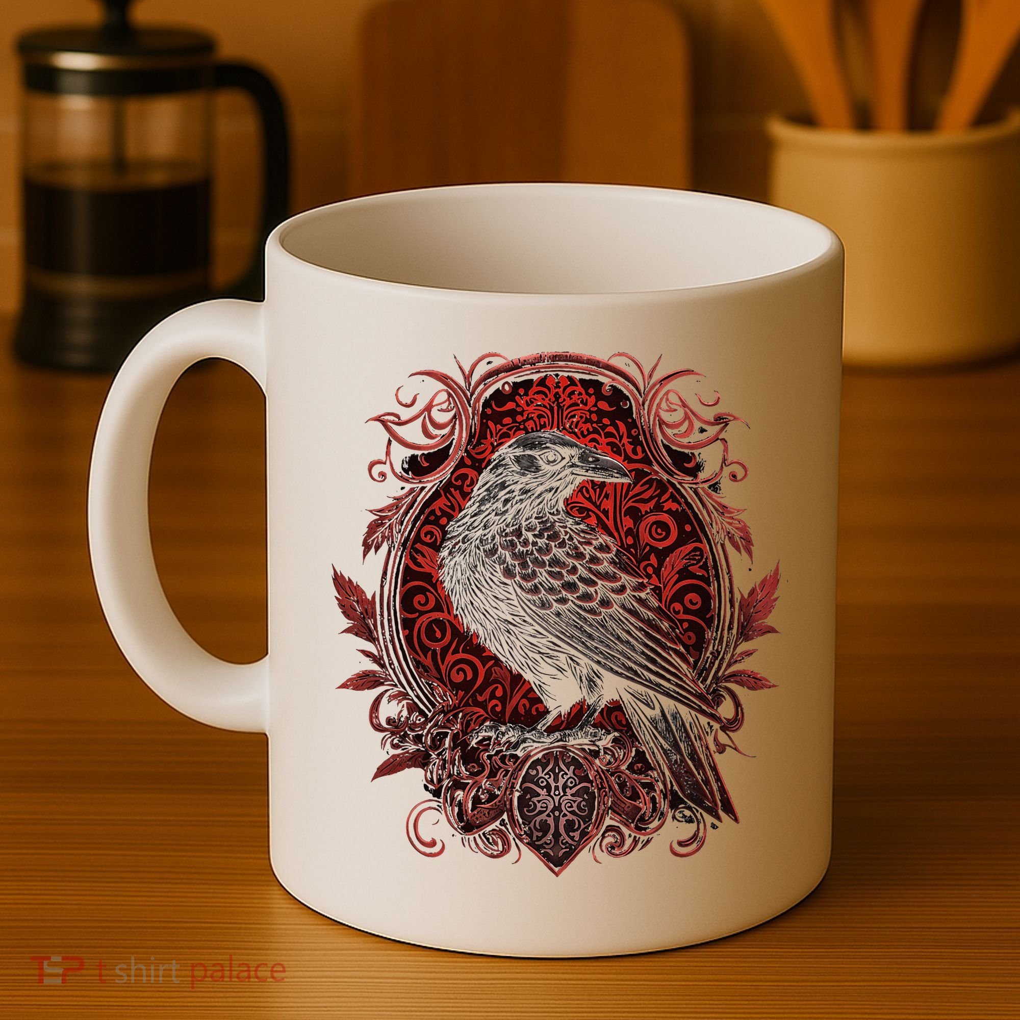 Odins Raven Northman Valhalla Norse Mythology Coffee Mug