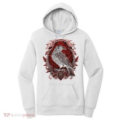 Odins Raven Northman Valhalla Norse Mythology Women's Hoodie