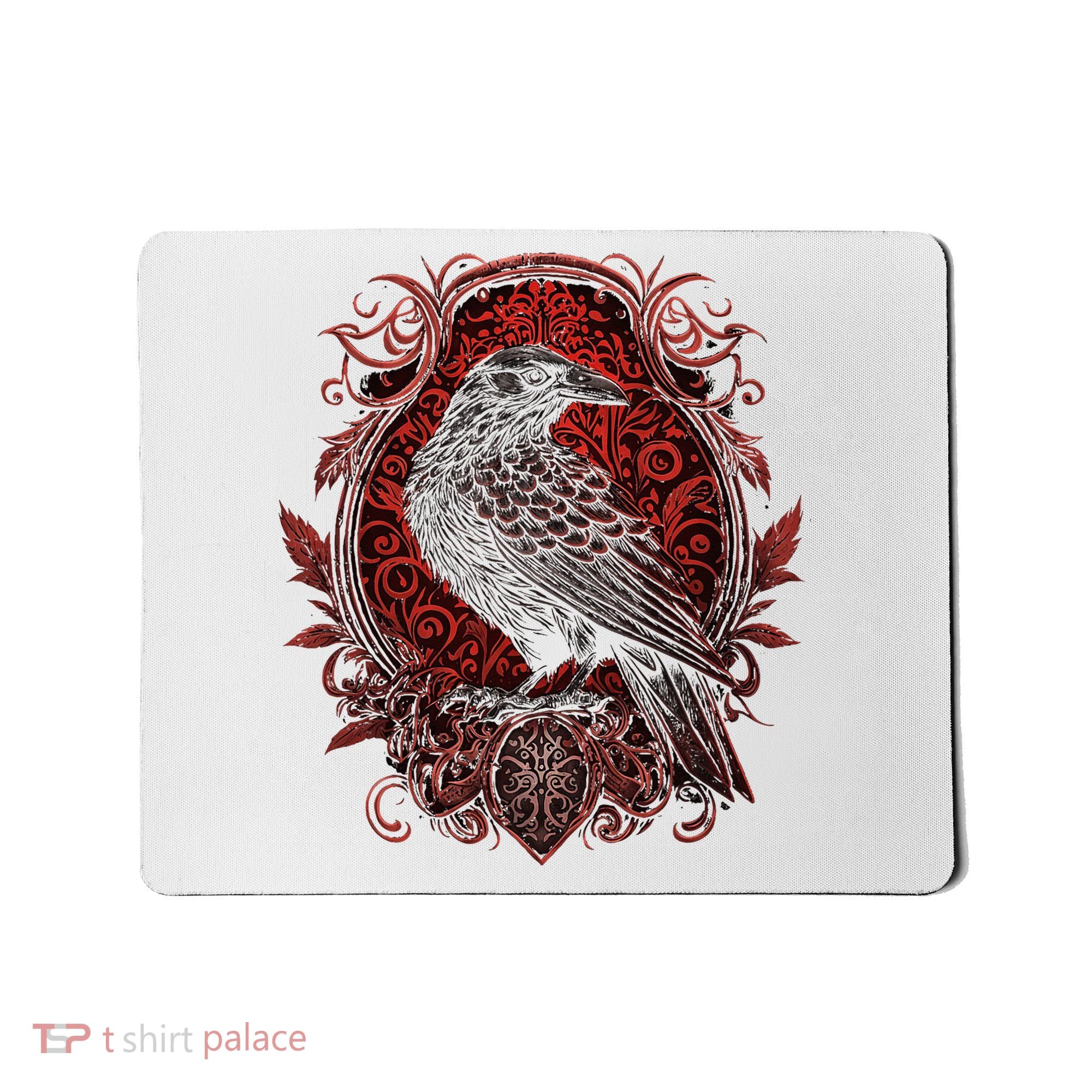 Odins Raven Northman Valhalla Norse Mythology Mousepad