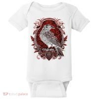 Odins Raven Northman Valhalla Norse Mythology Baby Bodysuit thumb 0