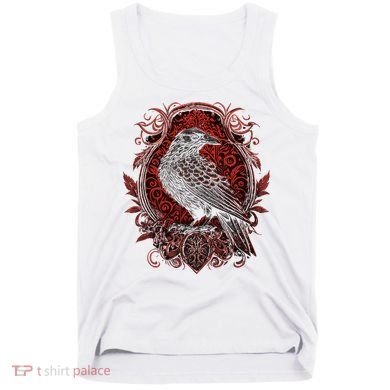 Odins Raven Northman Valhalla Norse Mythology Tank Top