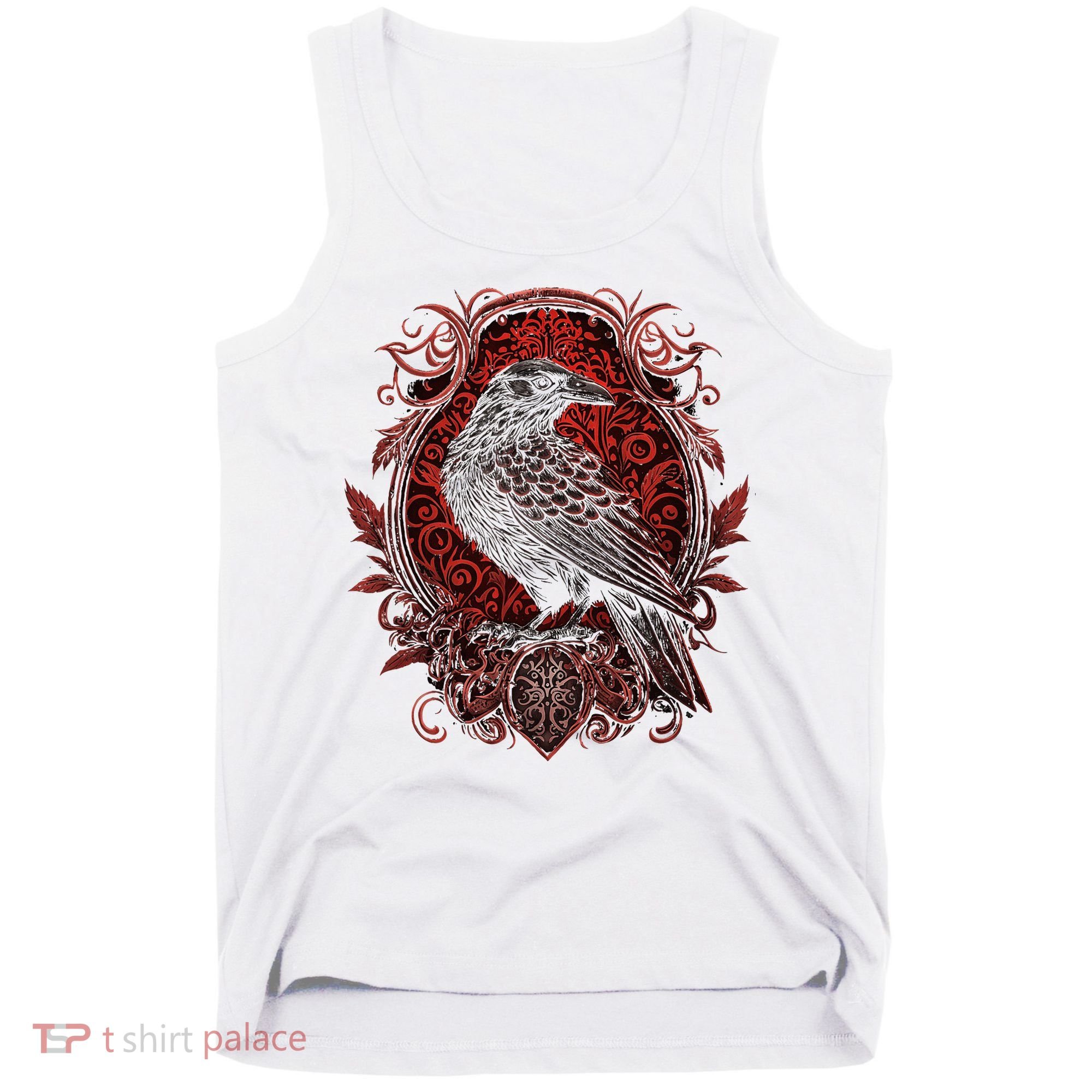 Odins Raven Northman Valhalla Norse Mythology Tank Top