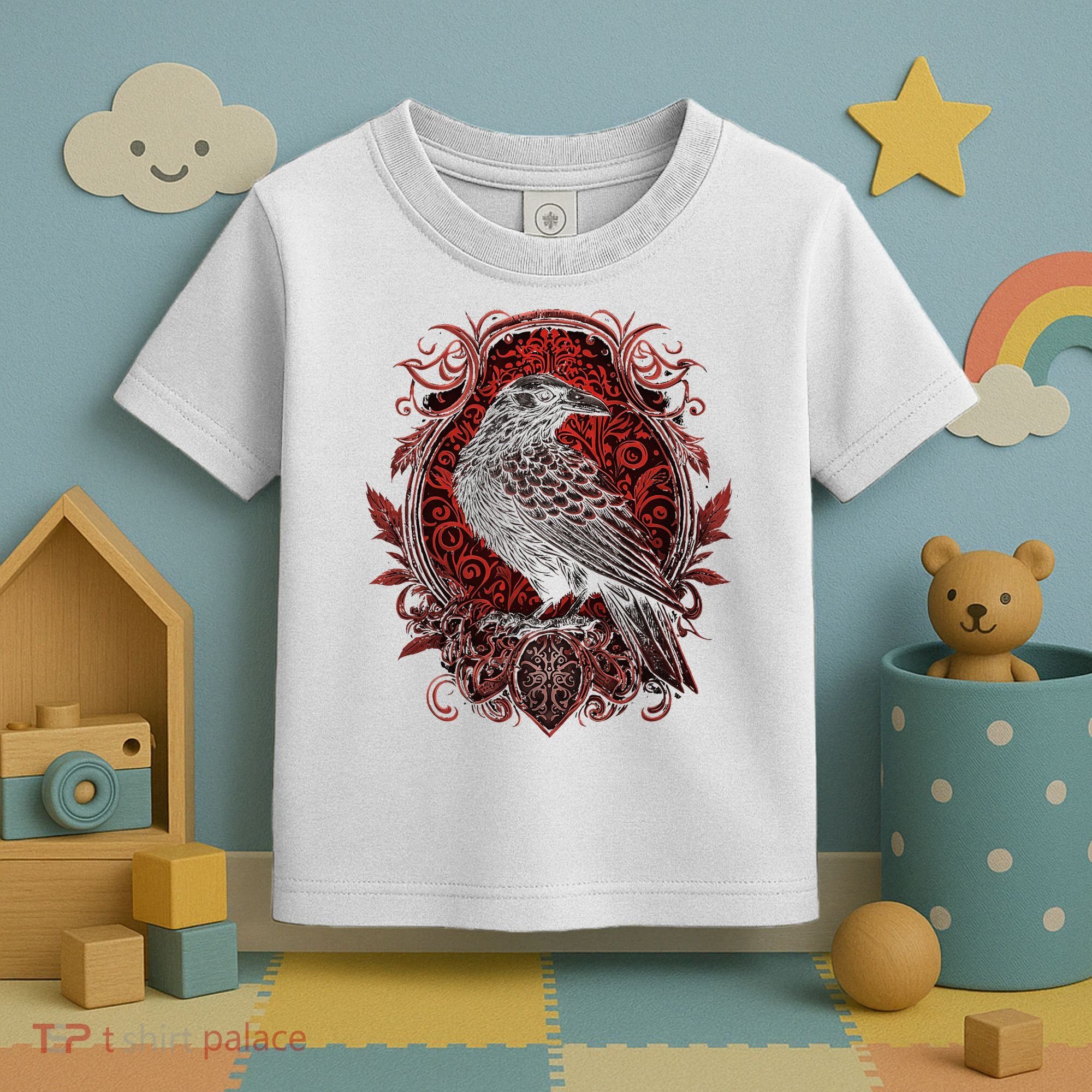Odins Raven Northman Valhalla Norse Mythology Toddler T-Shirt