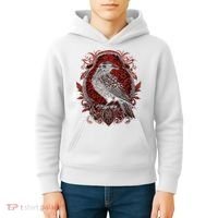 Odins Raven Northman Valhalla Norse Mythology Kids Hoodie thumb 4