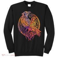 Odins Raven Norse Mythology Viking Birds Celtic Knots Asgard Sweatshirt thumb 0