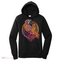 Odins Raven Norse Mythology Viking Birds Celtic Knots Asgard Women's Hoodie thumb 0