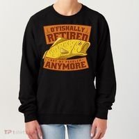 O'fishally Retired Not My Problem Anymore Funny Fishing Meme Cool Gift Women's Sweatshirt thumb 0