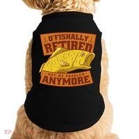 O'fishally Retired Not My Problem Anymore Funny Fishing Meme Cool Gift Doggie Tank thumb 0