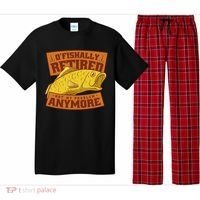 O'fishally Retired Not My Problem Anymore Funny Fishing Meme Cool Gift Pajama Set thumb 0
