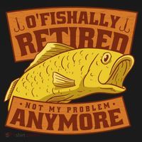 O'fishally Retired Not My Problem Anymore Funny Fishing Meme Cool Gift Women's Hoodie thumb 2