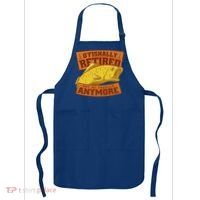 O'fishally Retired Not My Problem Anymore Funny Fishing Meme Cool Gift Apron thumb 0