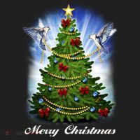 Ornament Merry Christmas Tree Women's Sweatshirt thumb 2