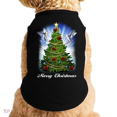 Ornament Merry Christmas Tree Doggie Tank