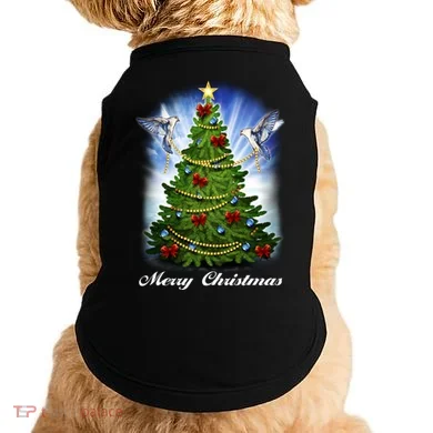 Ornament Merry Christmas Tree Doggie Tank