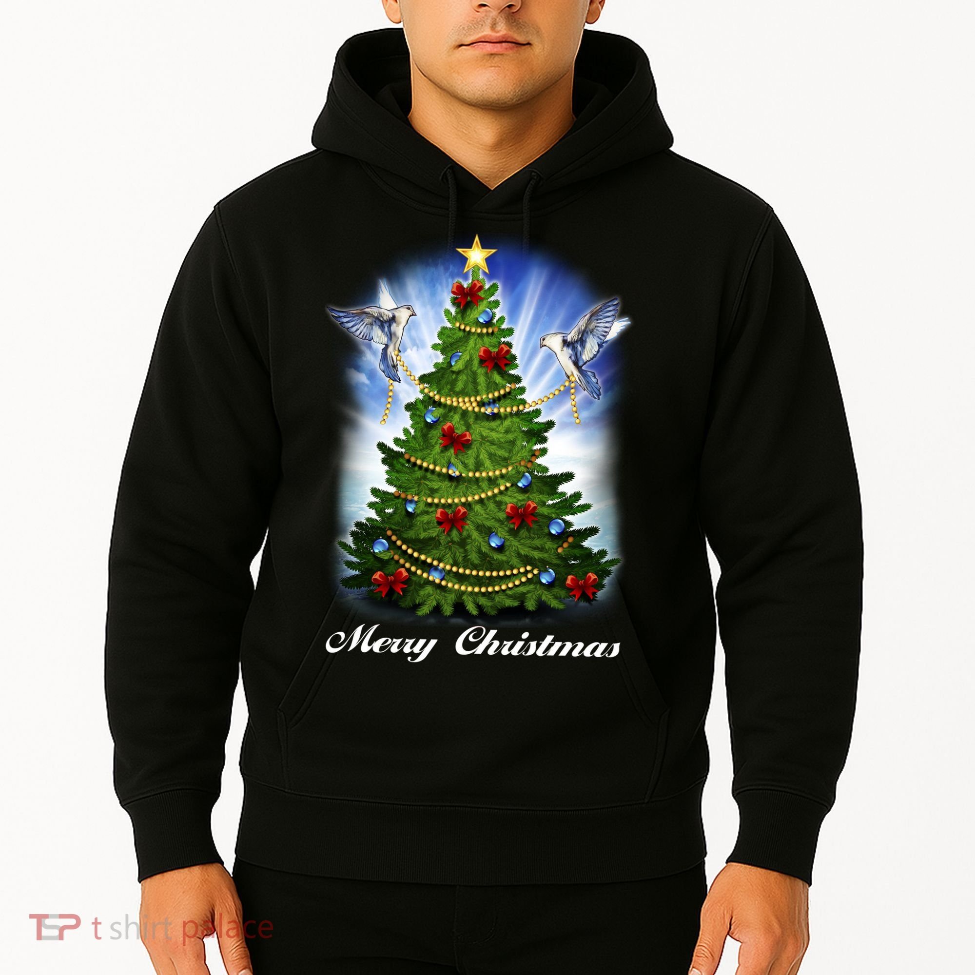 Ornament Merry Christmas Tree Hoodie