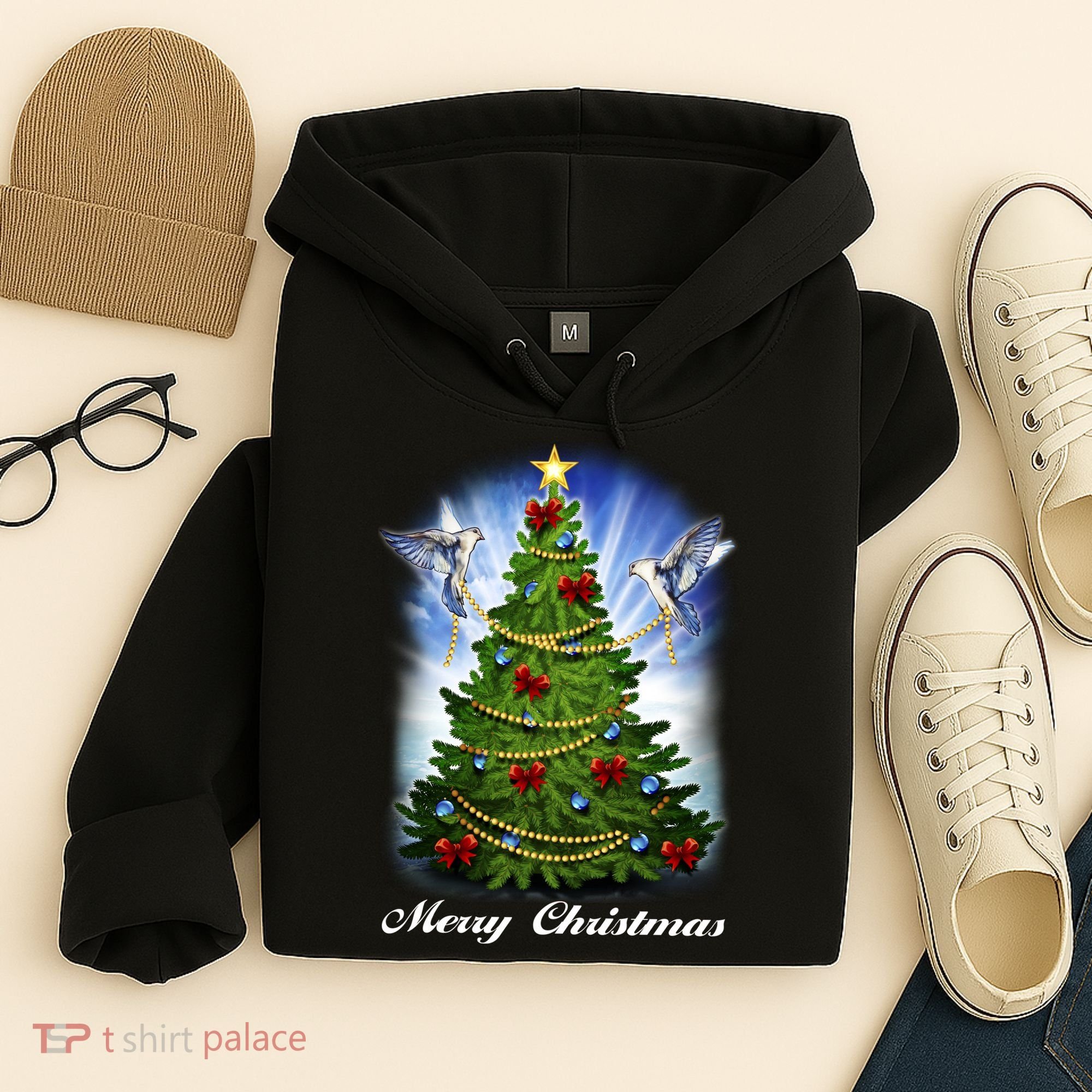 Ornament Merry Christmas Tree Hoodie
