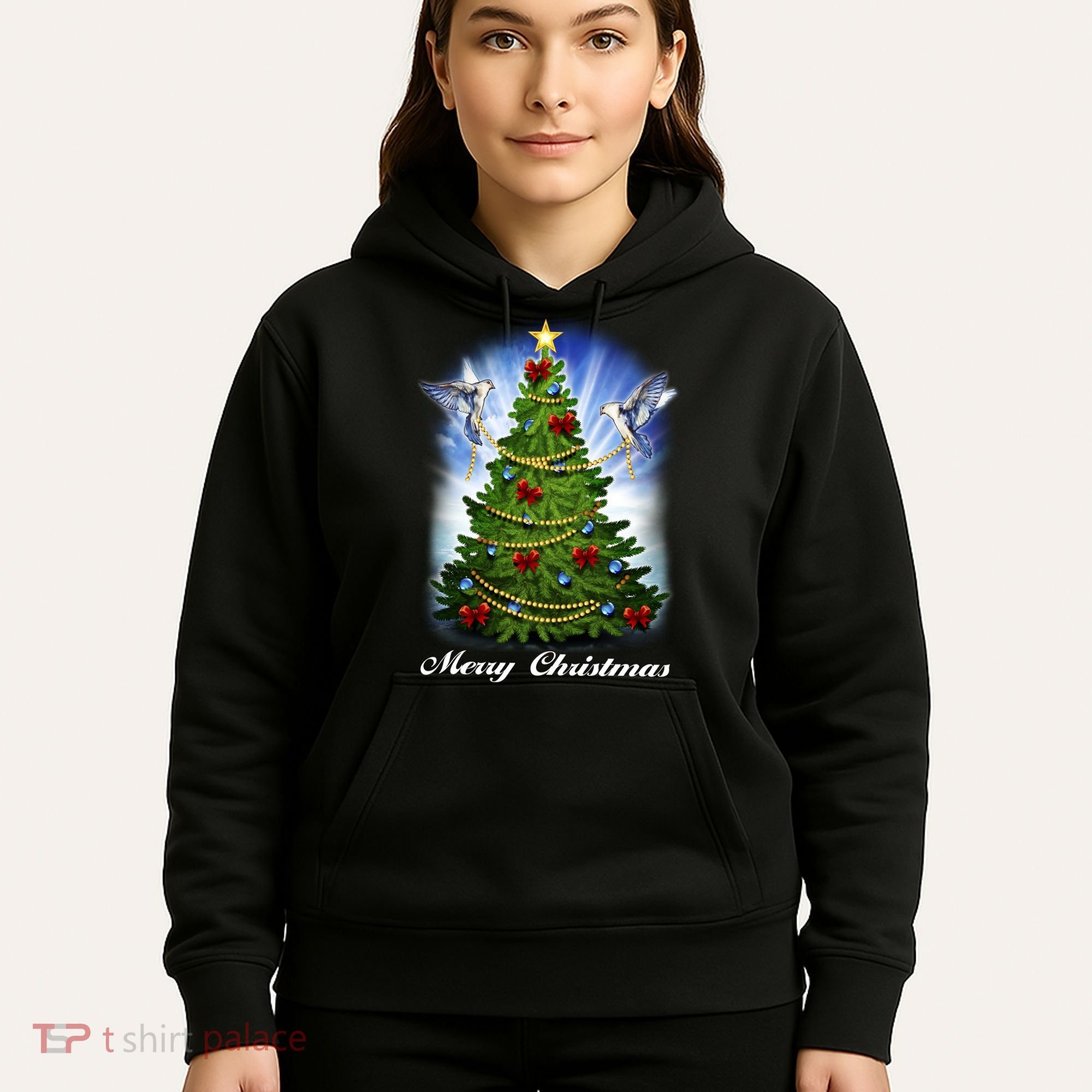 Ornament Merry Christmas Tree Hoodie