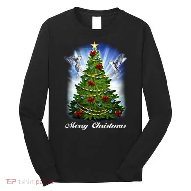 Ornament Merry Christmas Tree Long Sleeve Shirt
