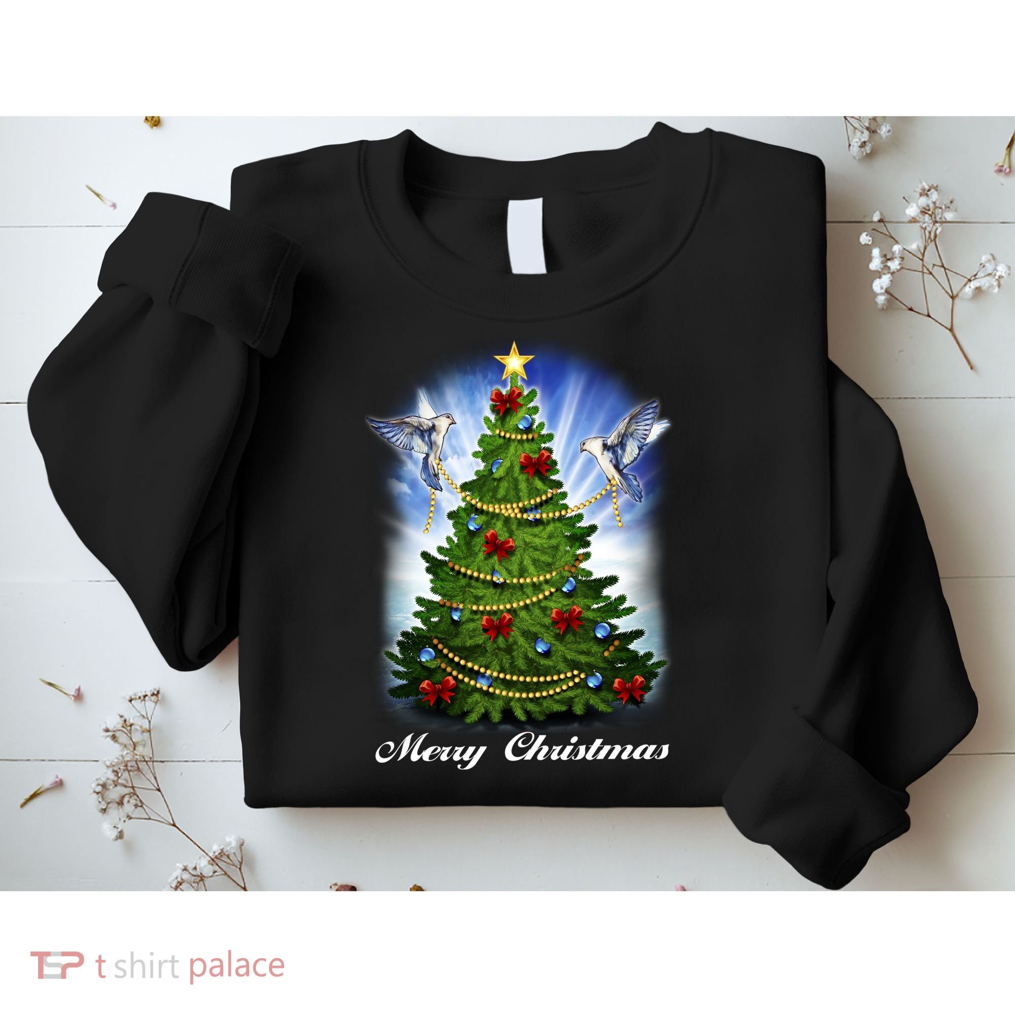 Ornament Merry Christmas Tree Sweatshirt