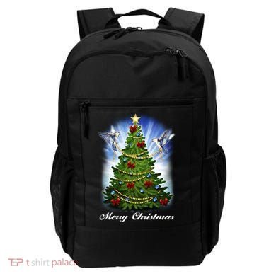 Ornament Merry Christmas Tree Backpack