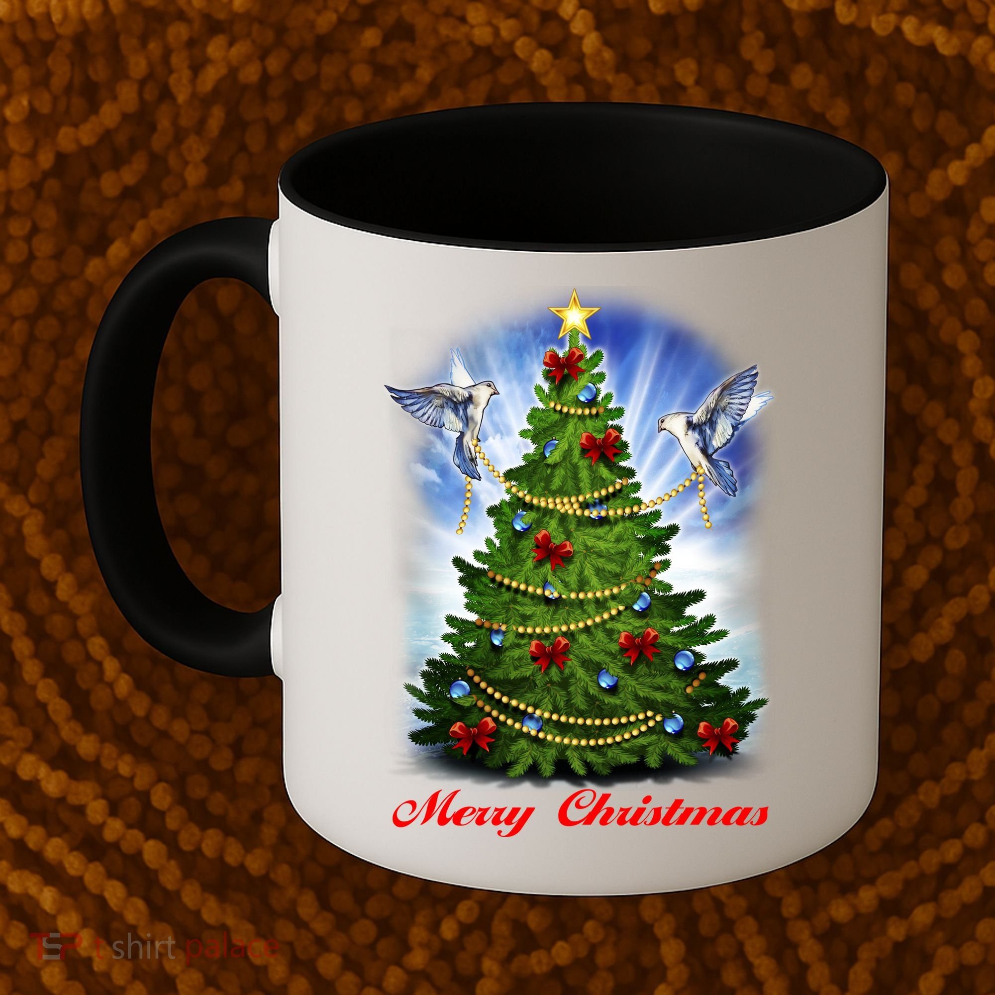 Ornament Merry Christmas Tree Coffee Mug