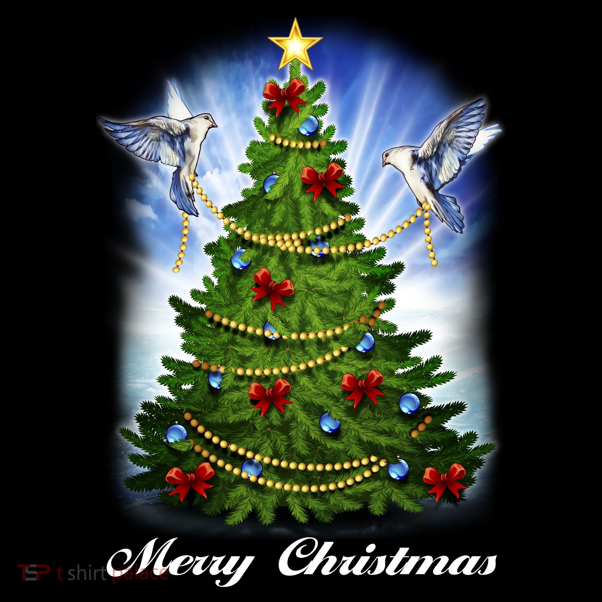 Ornament Merry Christmas Tree Tank Top