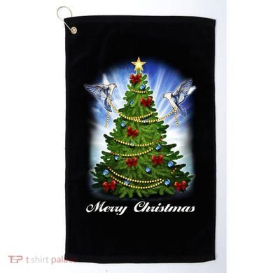 Ornament Merry Christmas Tree Golf Towel
