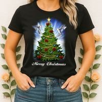 Ornament Merry Christmas Tree Women's T-Shirt thumb 2
