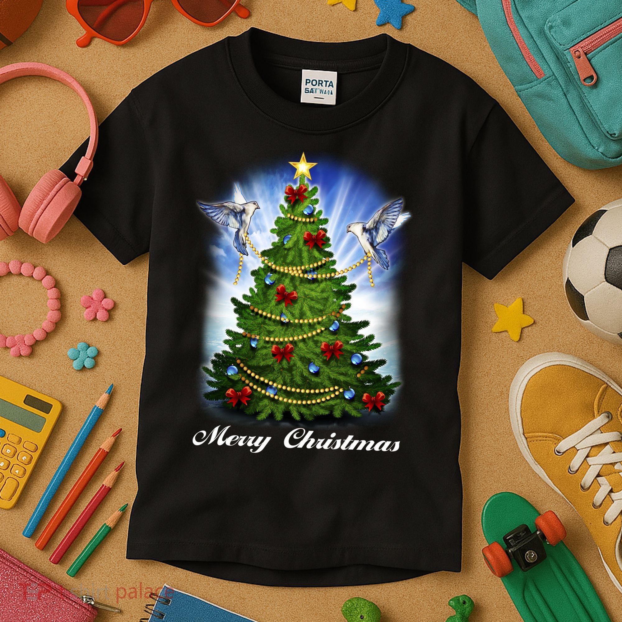 Ornament Merry Christmas Tree Kids T-Shirt