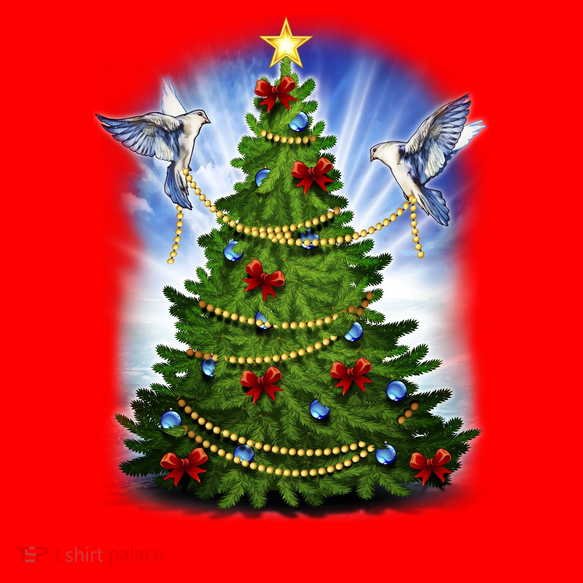 Ornament Merry Christmas Tree Santa Hat