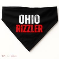 Ohio Rizzler Ohio Rizz Funny Ironic USA-Made Doggie Bandana thumb 0
