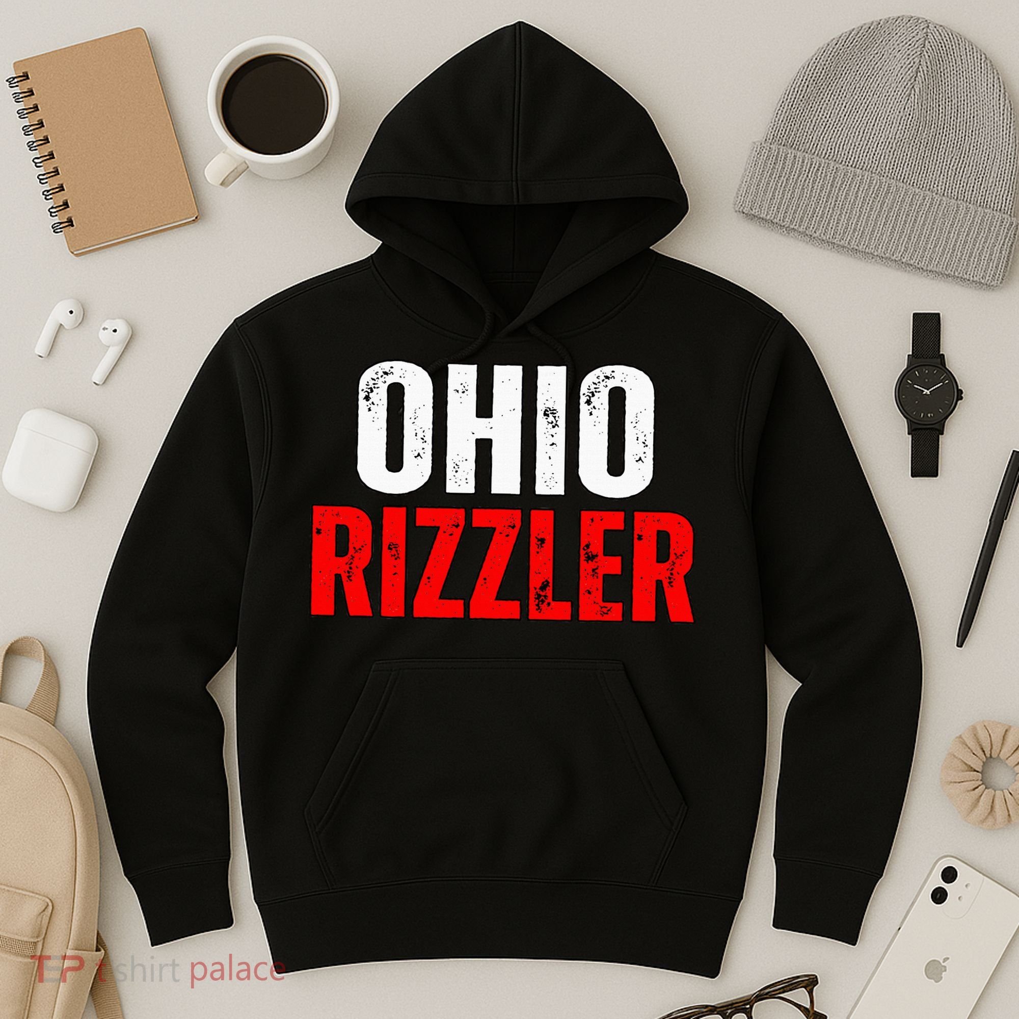 Ohio Rizzler Ohio Rizz Funny Ironic Hoodie