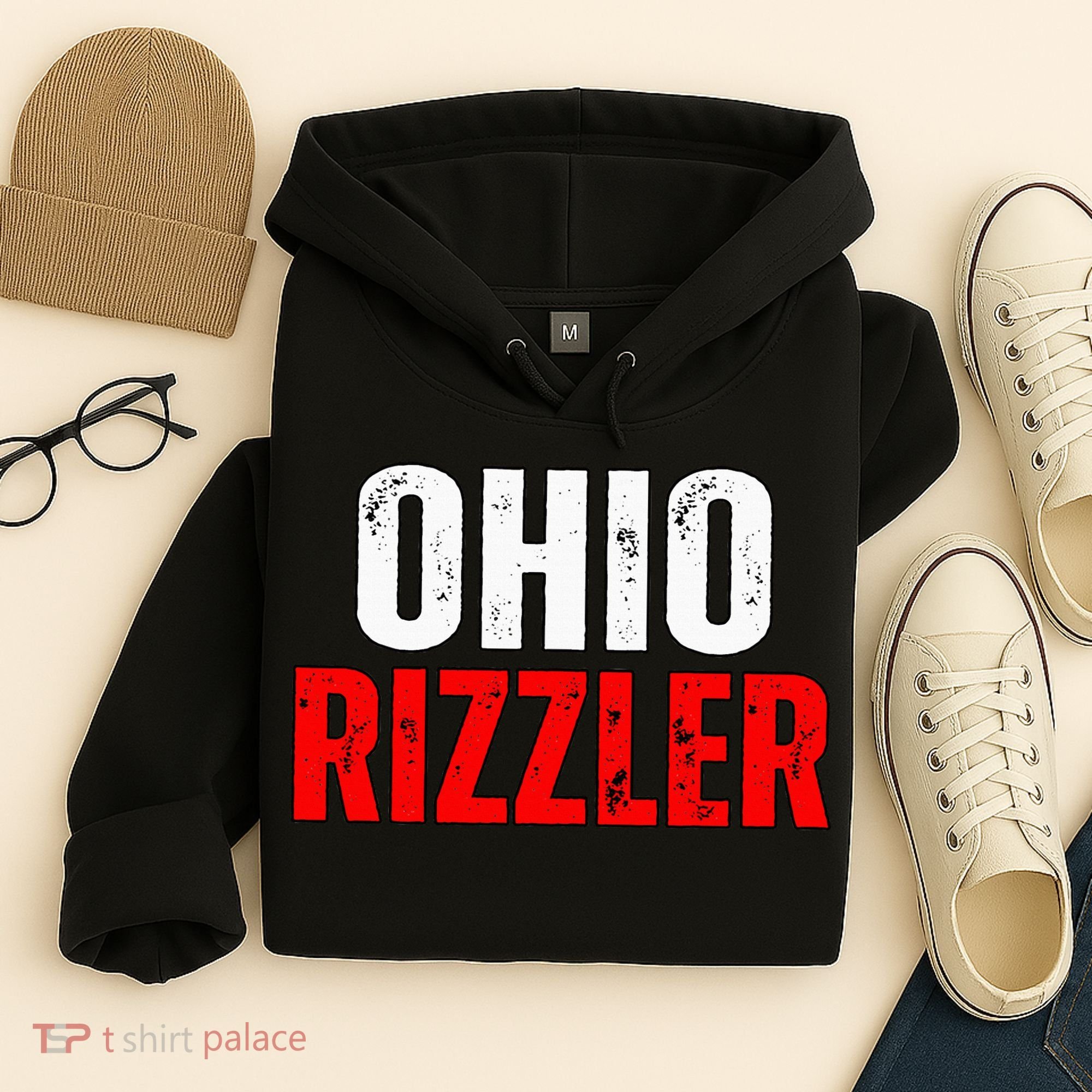 Ohio Rizzler Ohio Rizz Funny Ironic Hoodie